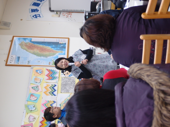 蕭秀緞主任於課堂分享